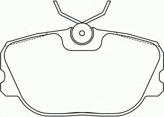 Комплект тормозных колодок, дисковый тормоз P 71 004