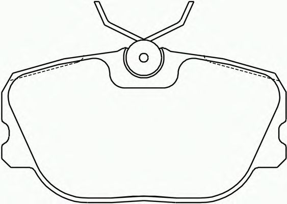 Комплект тормозных колодок, дисковый тормоз P 86 011