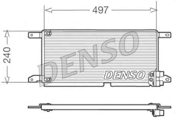 Condenseur, climatisation DCN13009