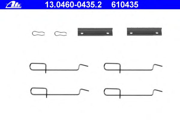 Accessory Kit, disc brake pads 13.0460-0435.2