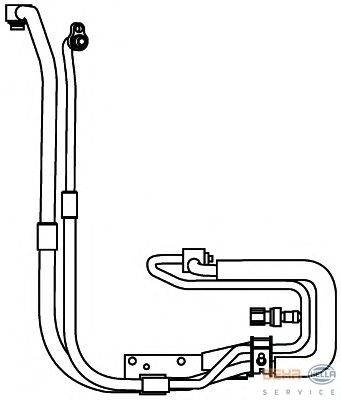 Hochdruck-/Niederdruckleitung, Klimaanlage 9GS 351 337-651