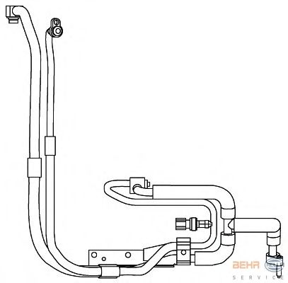 Hochdruck-/Niederdruckleitung, Klimaanlage 9GS 351 337-661