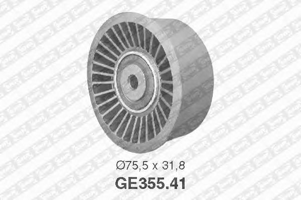 Deflection/Guide Pulley, timing belt GE355.41