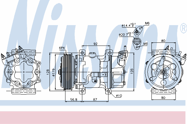 Kompressori, ilmastointilaite 89053