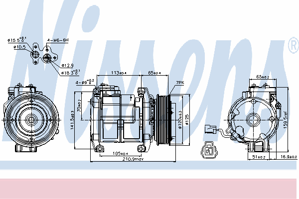 Compressor, ar condicionado 89084