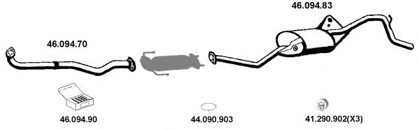 Exhaust System 462001