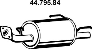 Глушитель выхлопных газов конечный 44.795.84