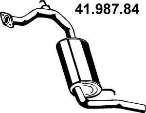 Глушитель выхлопных газов конечный 41.987.84