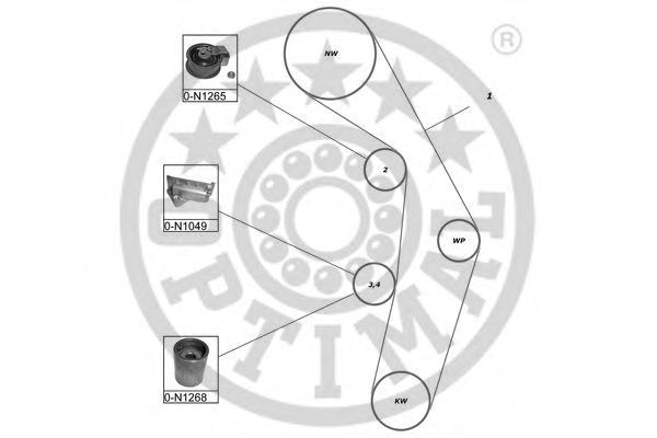 Timing Belt Kit SK-1378