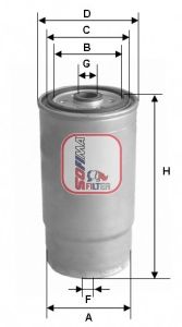 Fuel filter S 1379 NR