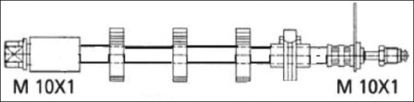 Tubo flexible de frenos 1901.66