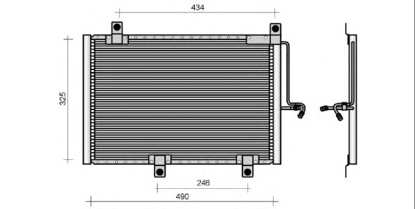 Condensator, airconditioning QCN64