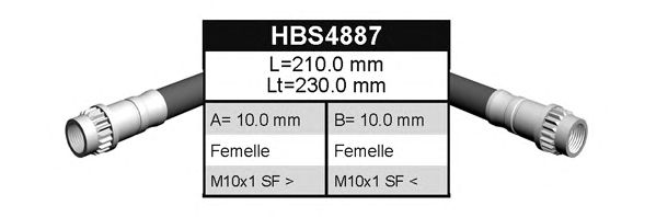 Flessibile del freno BFH4887