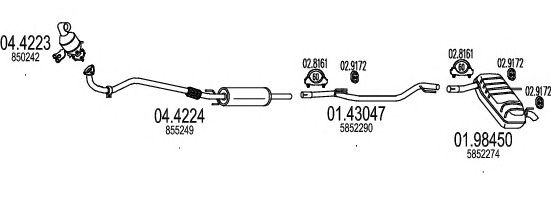 Exhaust System C250979011584
