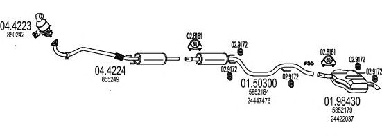 Exhaust System C250982011623