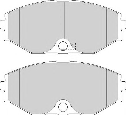 Комплект тормозных колодок, дисковый тормоз FD7102A