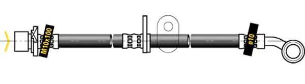 Tubo flexível de travão F5467