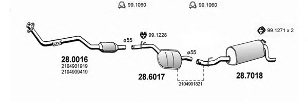 Exhaust System ART1454