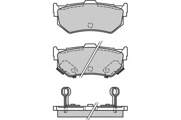 Brake Pad Set, disc brake 12-0291