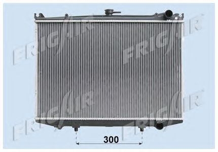 Radiator, engine cooling 0121.3047