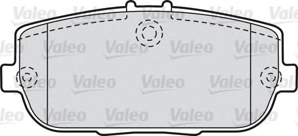Комплект тормозных колодок, дисковый тормоз 598746