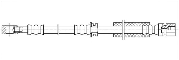 Tubo flexible de frenos G1904.35
