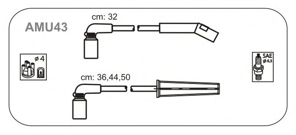 Ignition Cable Kit AMU43