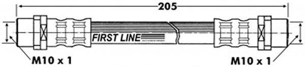 Tubo flexible de frenos FBH6634
