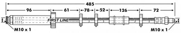 Tubo flexible de frenos FBH6773