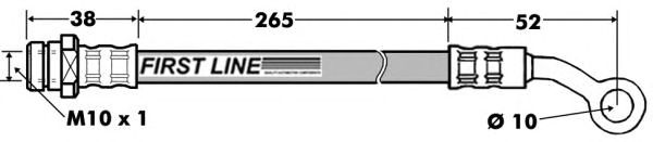 Tubo flexible de frenos FBH7460
