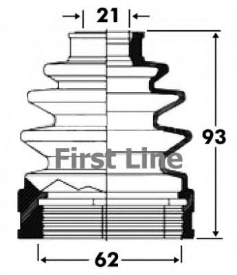 Joint-soufflet, arbre de commande FCB2823