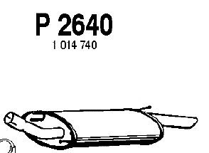 Bagerste lyddæmper P2640