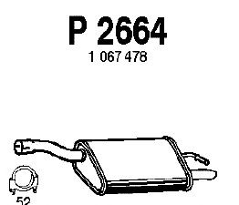 Silenciador posterior P2664