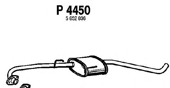 mittenljuddämpare P4450