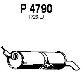 Endschalldämpfer P4790