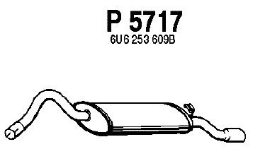 Takaäänenvaimentaja P5717