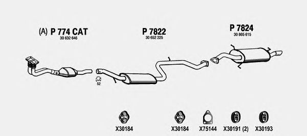 Exhaust System VO603