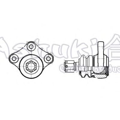 Rotule de suspension 1458-4003
