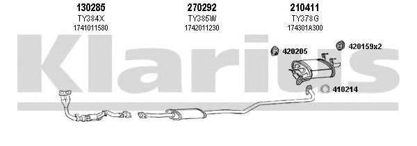 Exhaust System 900177E