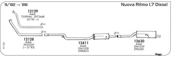 Exhaust System FI132