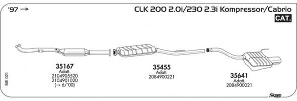 Exhaust System ME021