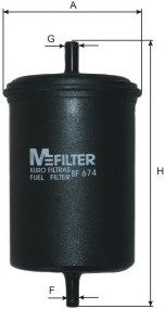 Fuel filter BF 674