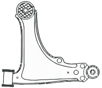 Braccio oscillante, Sospensione ruota 1623