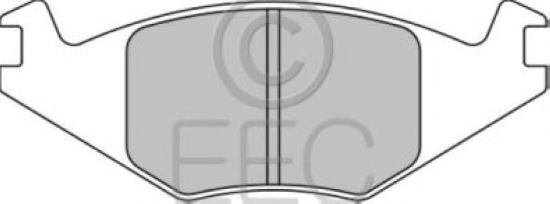Комплект тормозных колодок, дисковый тормоз BRP0439