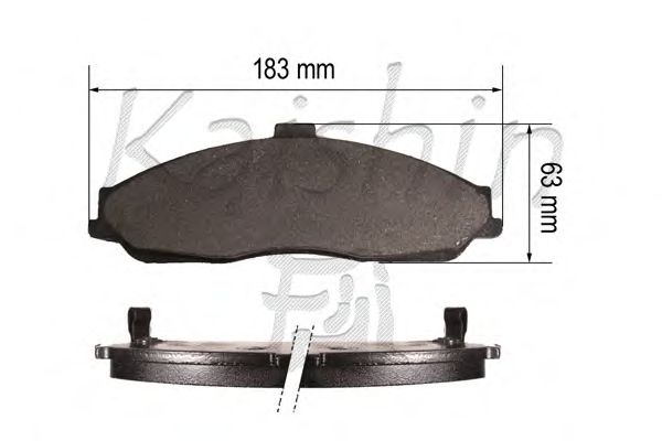 Brake Pad Set, disc brake D10161