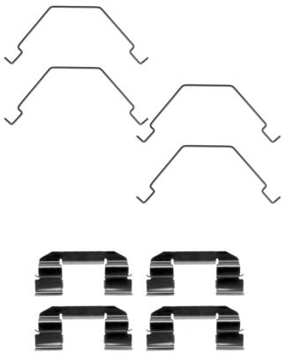 Комплектующие, колодки дискового тормоза 8DZ 355 203-691