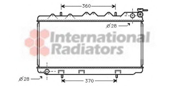 Radiator, engine cooling 13002118