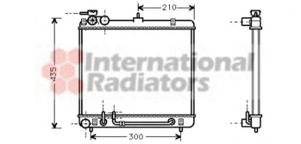 Radiator, engine cooling 82002052