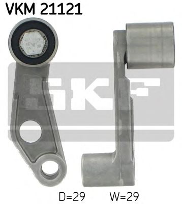Deflection/Guide Pulley, timing belt VKM 21121