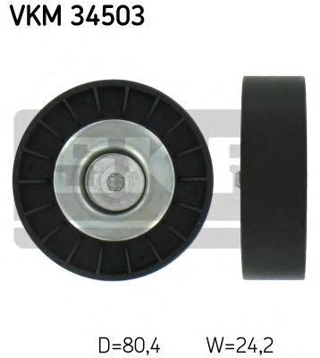 Deflection/Guide Pulley, v-ribbed belt VKM 34503